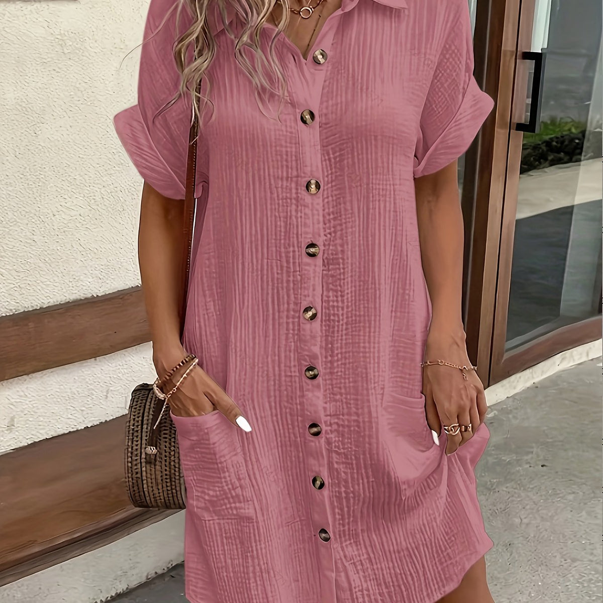 Élise | Vestido Camisa Casual