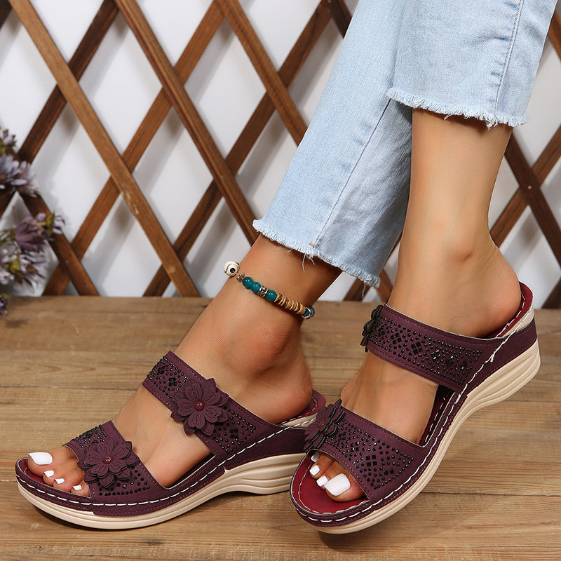 Sandalias Confort Compensadas Suzanne