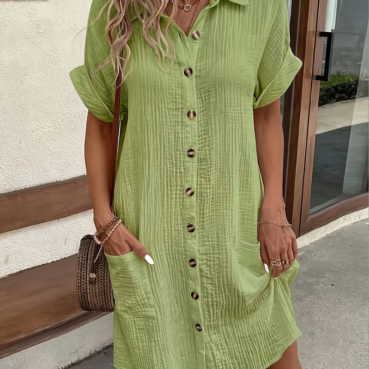 Élise | Vestido Camisa Casual