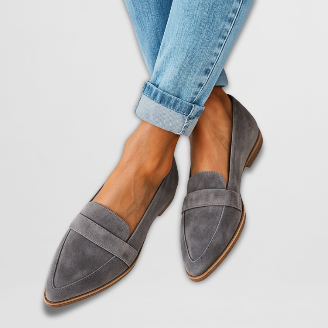 Andresa – Mocasines de ante suave para mujer