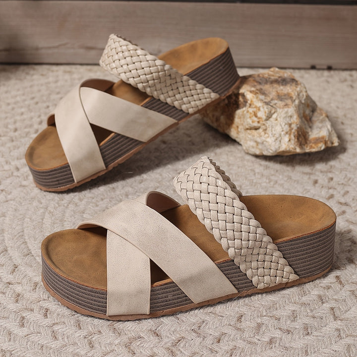 SANDALIAS ORTOPÉDICAS ROSA DE CUERO