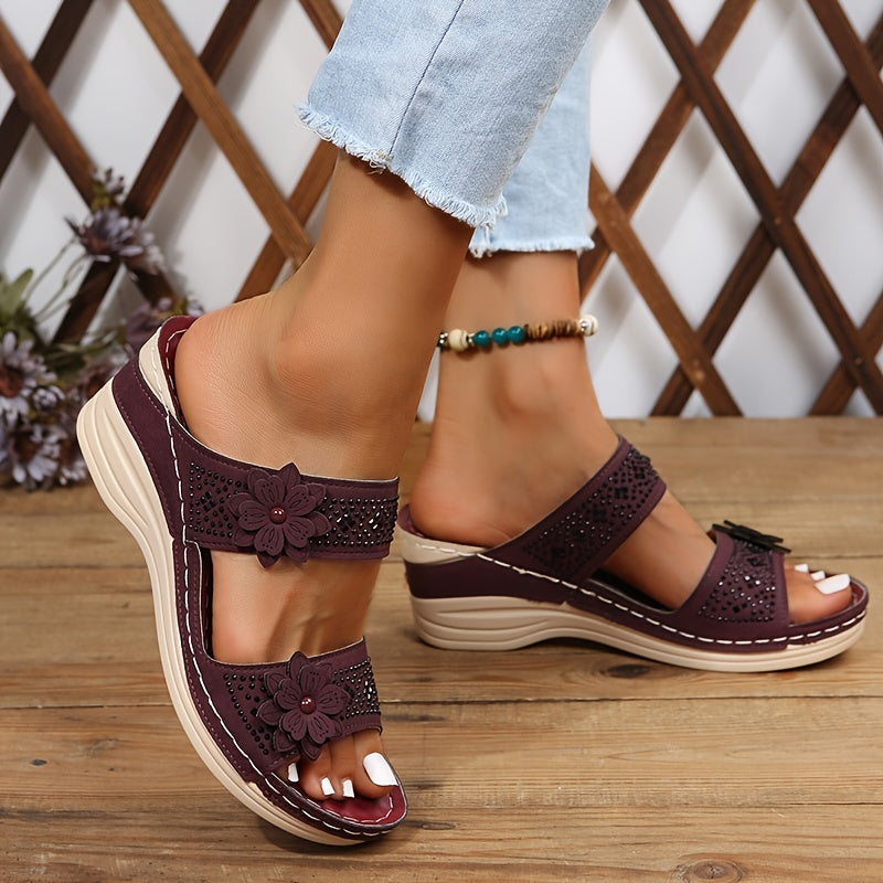 Sandalias Confort Compensadas Suzanne