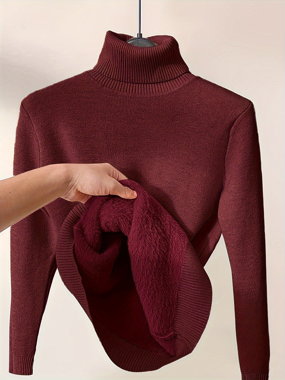 Sweater cuello alto Adela