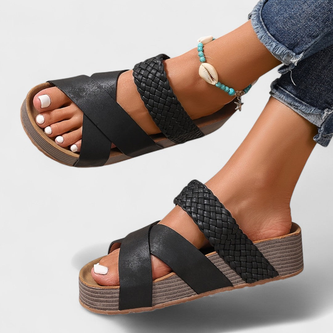 Laura - Sandalias ortopédicas de piel