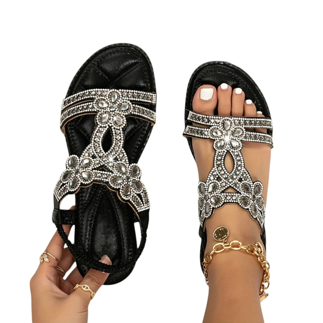 Julia - Sandalias Ortopédicas Brillo y Elegancia