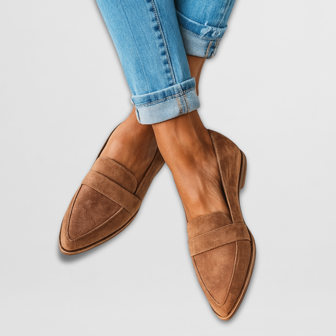 Andresa – Mocasines de ante suave para mujer