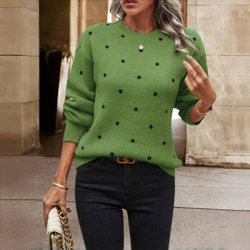 Clara | Sweater con Pequeños Lunares