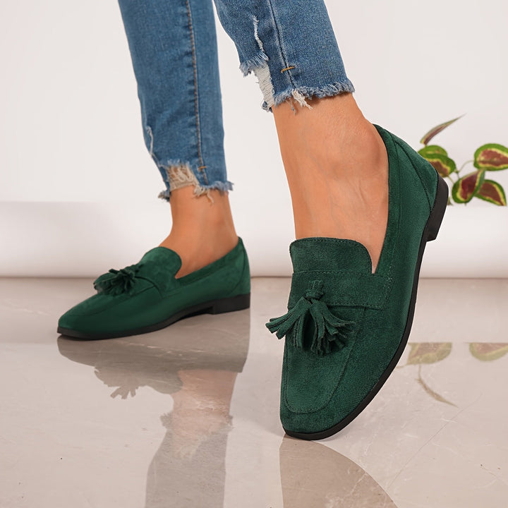 Mocasines Solena con Borlas