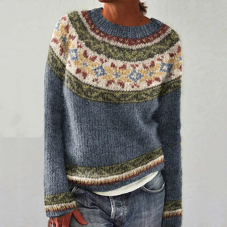 Amalia | Sweater Nórdico Heritage de Tacto Suave