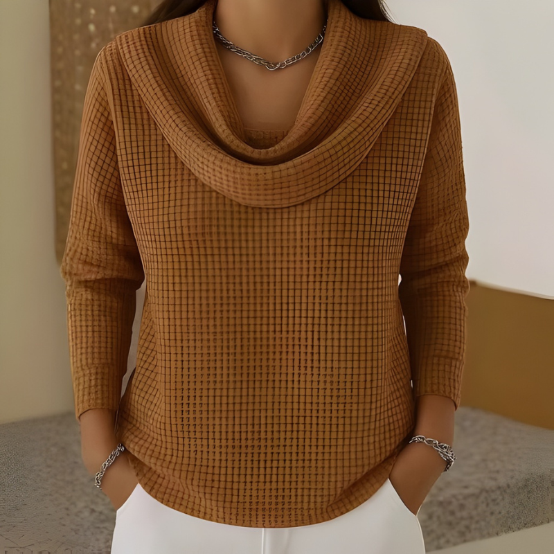 Amber | Suéter Cuello Cascada
