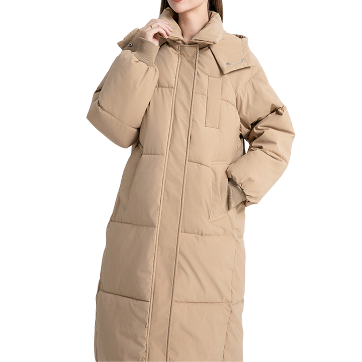 Tara | Parka Larga Acolchada con Capucha