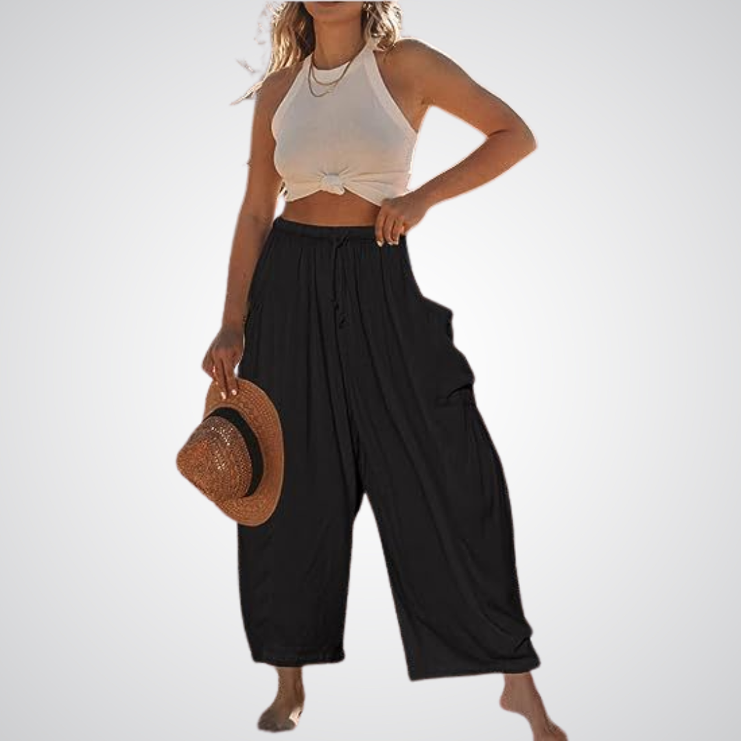 LYNNA™ – Pantalones Cómodos de Pierna Ancha