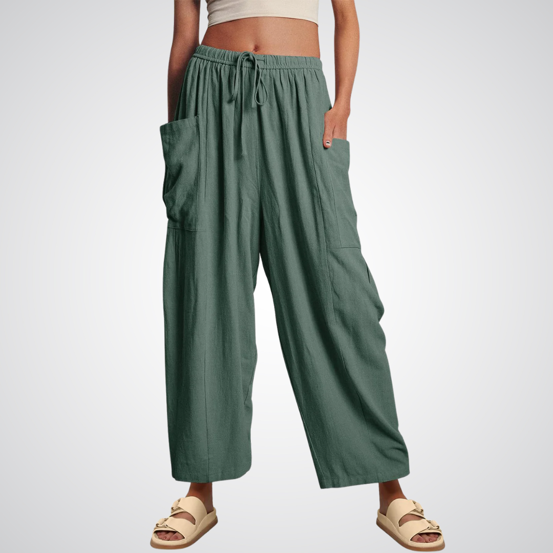 LYNNA™ – Pantalones Cómodos de Pierna Ancha