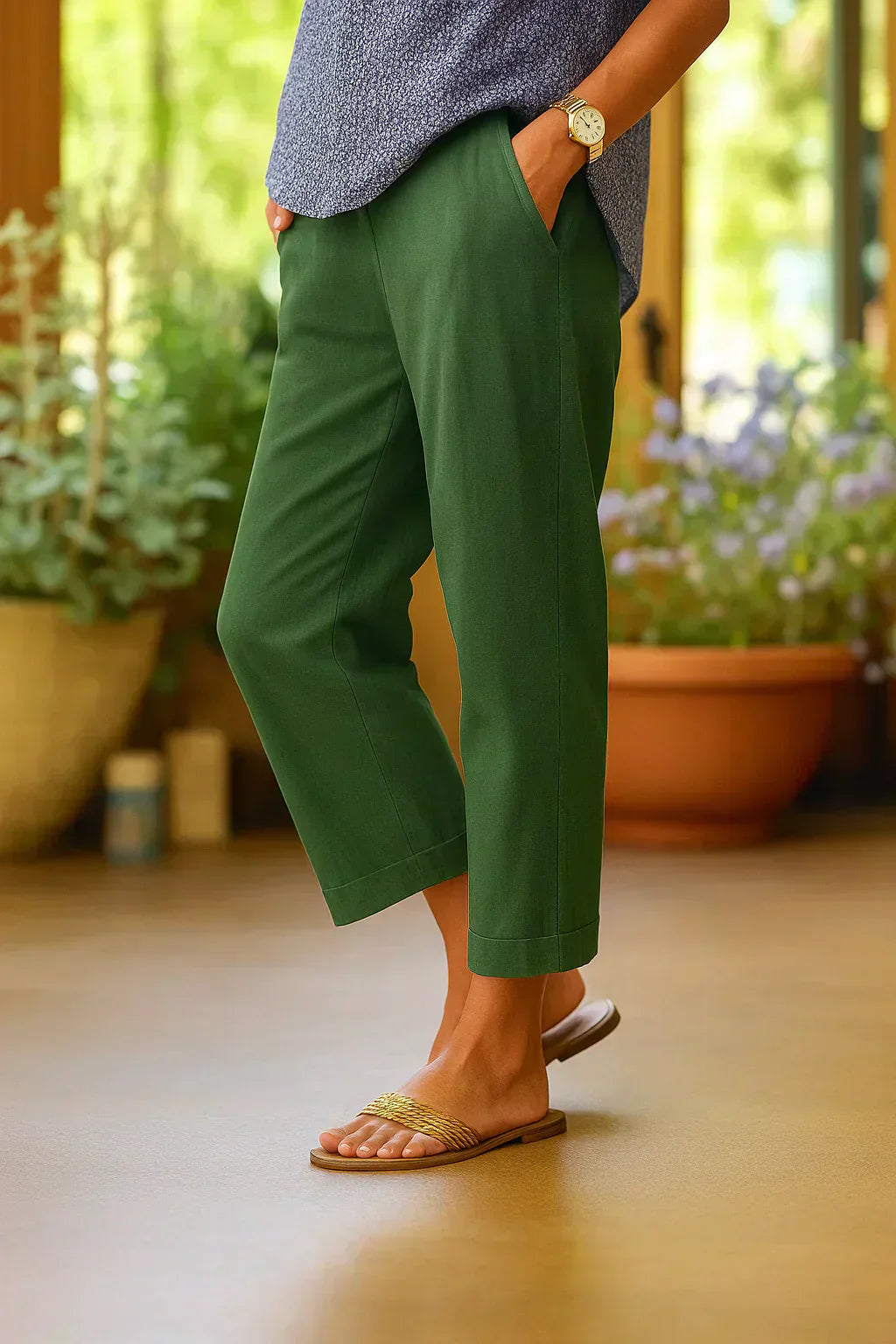 Sylara™ | Pantalones de Lino Frescos