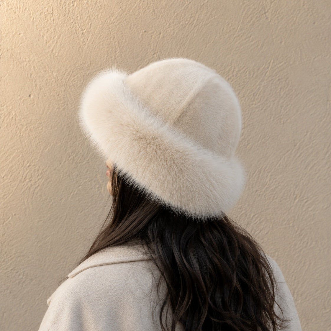 Nivara | Sombrero elegante de textura suave tipo visón