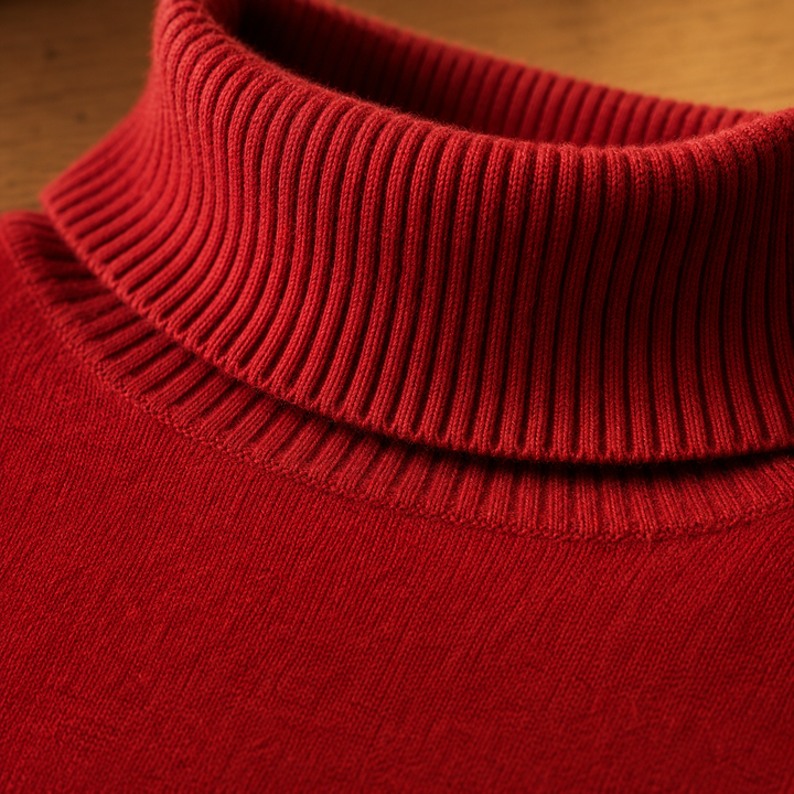 Alisa | Suéter Cuello Alto en Lana Merino