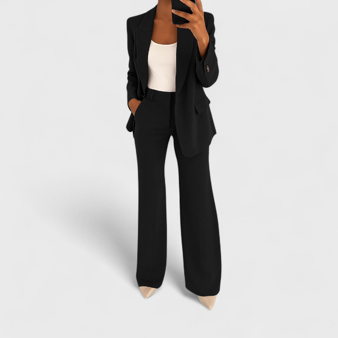 Perla | Traje de Chaqueta y Pantalón Ancho