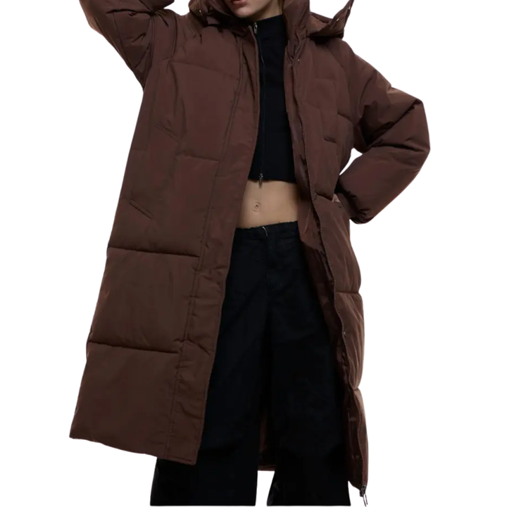 Tara | Parka Larga Acolchada con Capucha