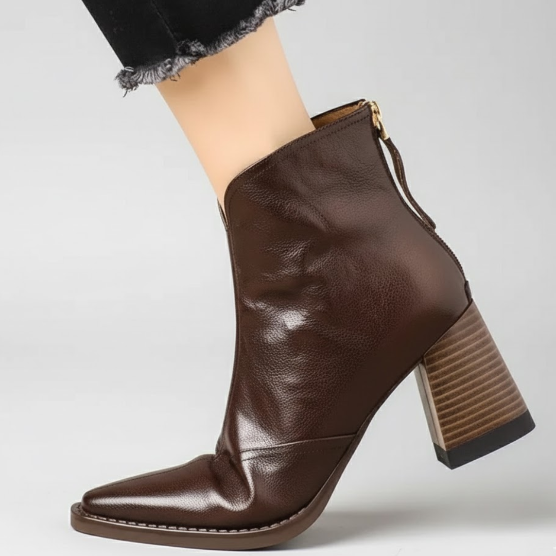 Rosalie | Botines Elegantes de Taco Medio