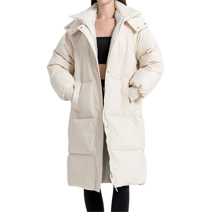 Tara | Parka Larga Acolchada con Capucha