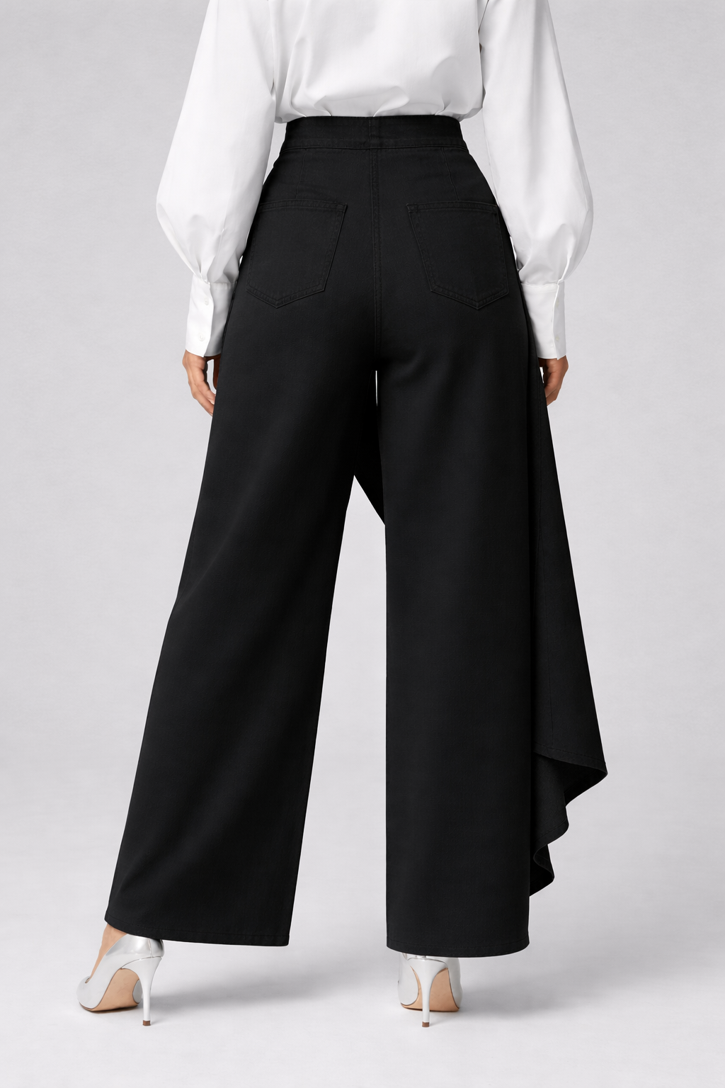 Fernanda| Pantalones de cintura alta y pernera ancha