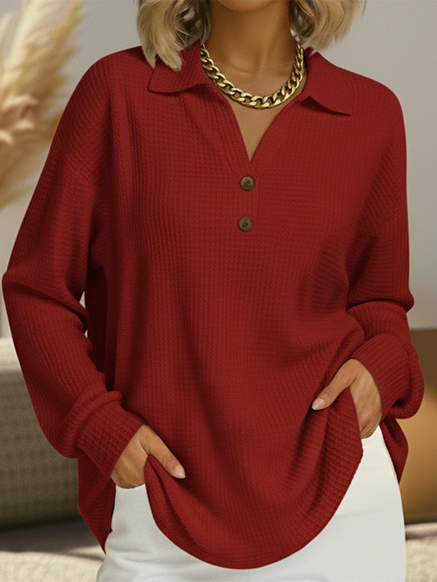 Paola | Sweater Suave con Cuello Elegante