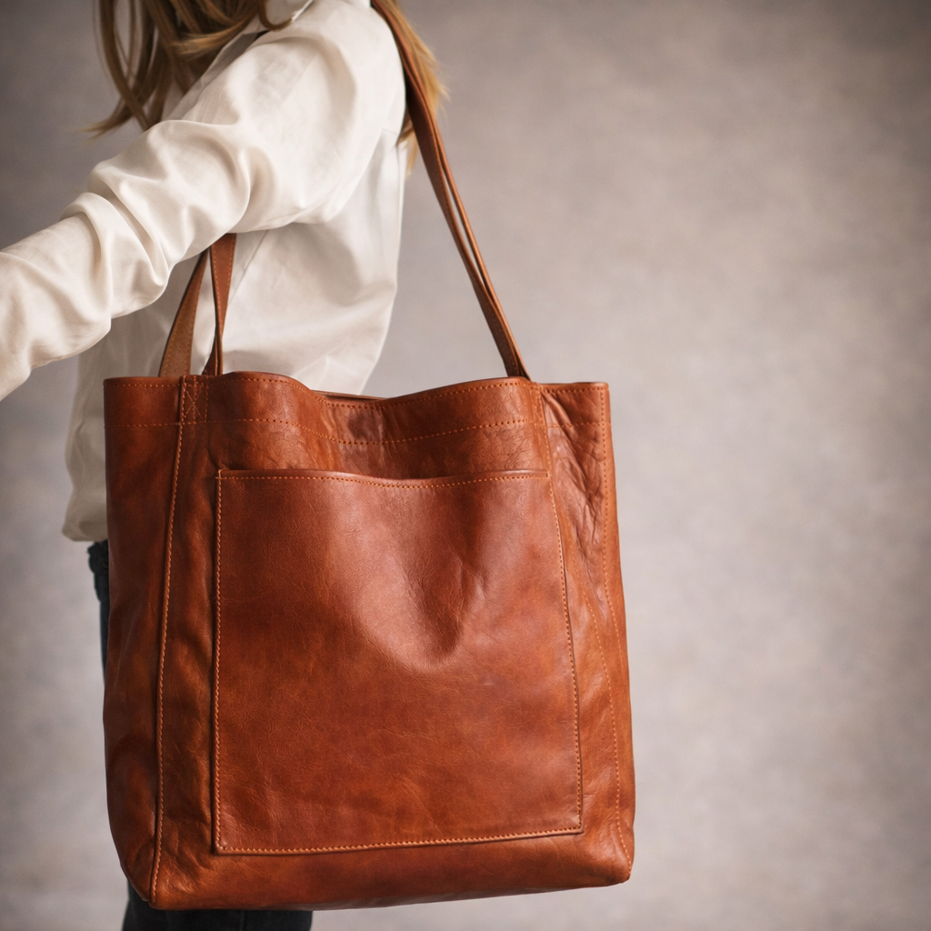 Valeria| Bolso de piel moderno y elegante