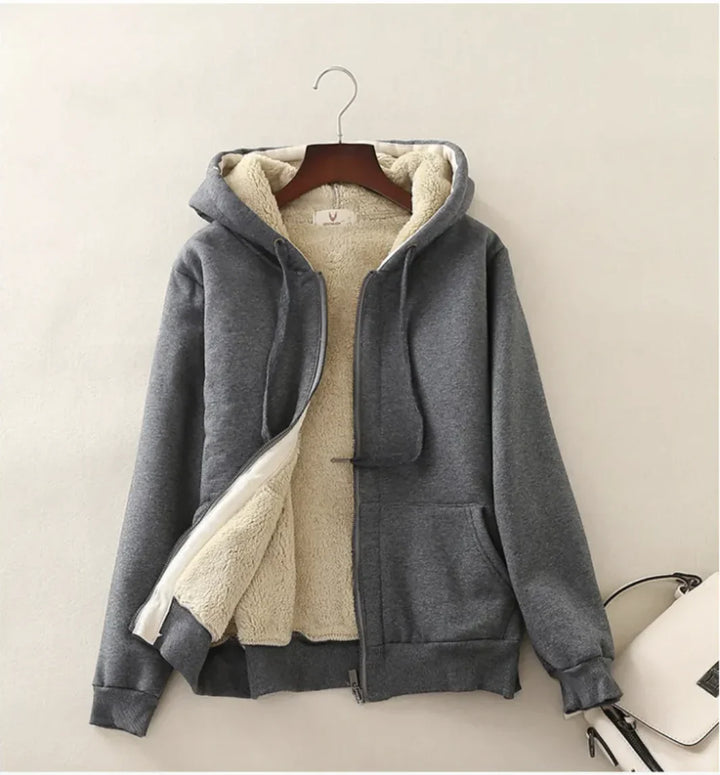 Vera | Chaqueta con Capucha y Forro Cálido