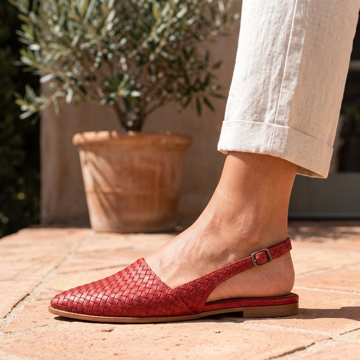 Teresa - Zapatos de Bailarina Trenzados