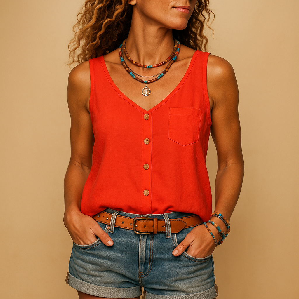 Mila – Camiseta Sin Mangas