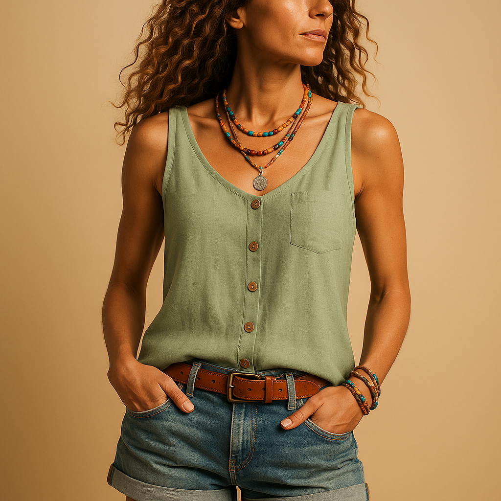 Mila – Camiseta Sin Mangas