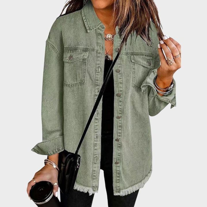 Morgana | Camisa Estilo Chaqueta Vaquera