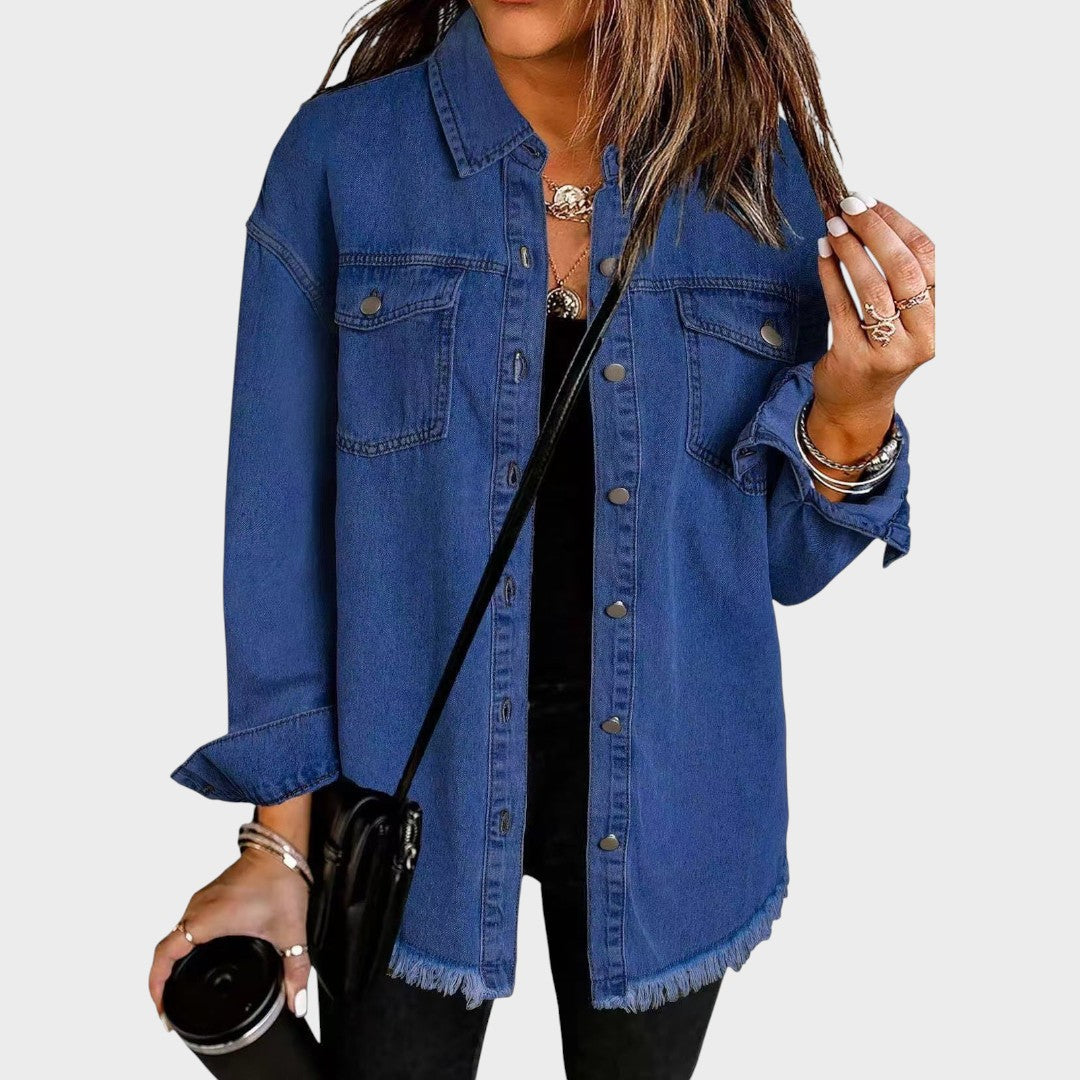 Morgana | Camisa Estilo Chaqueta Vaquera