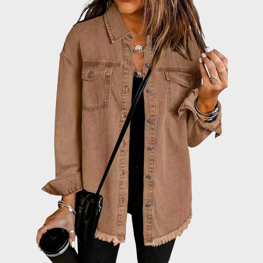 Morgana | Camisa Estilo Chaqueta Vaquera
