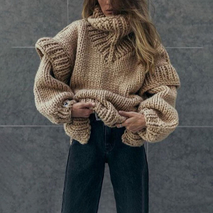 Sweater tejido a punto