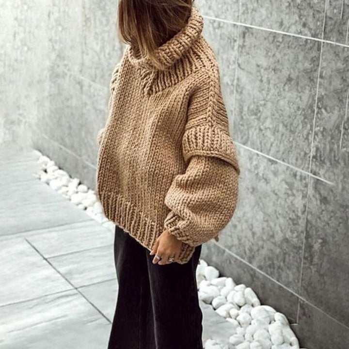 Sweater tejido a punto