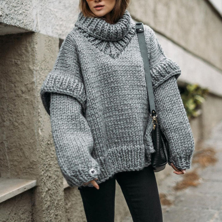 Sweater tejido a punto