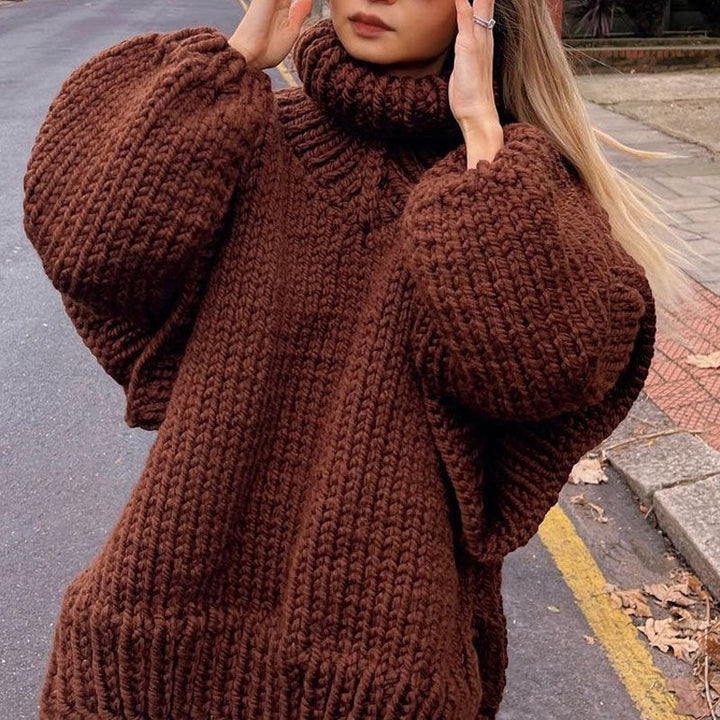Sweater tejido a punto