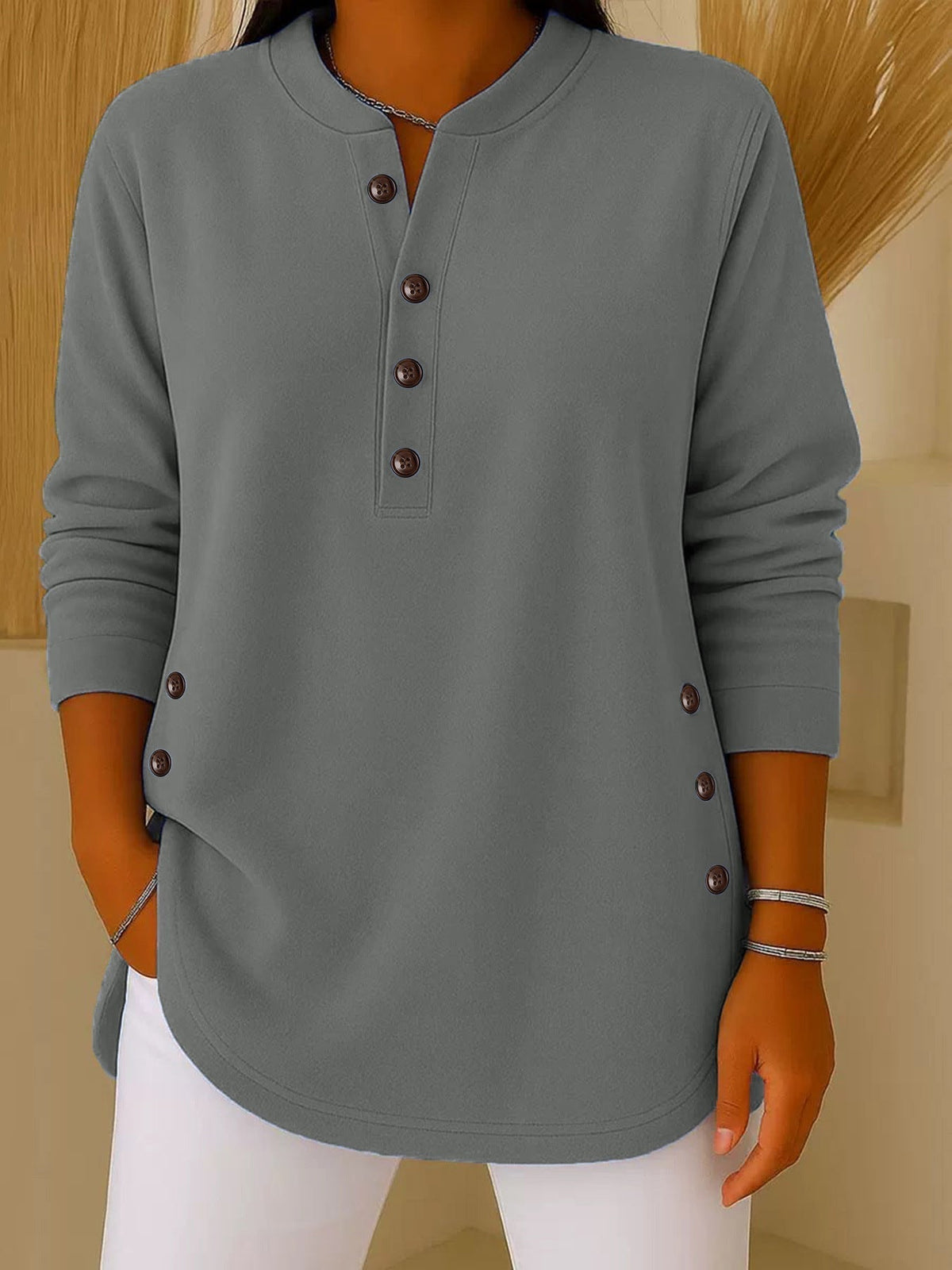 Carla | Sweater Suave de Manga Larga