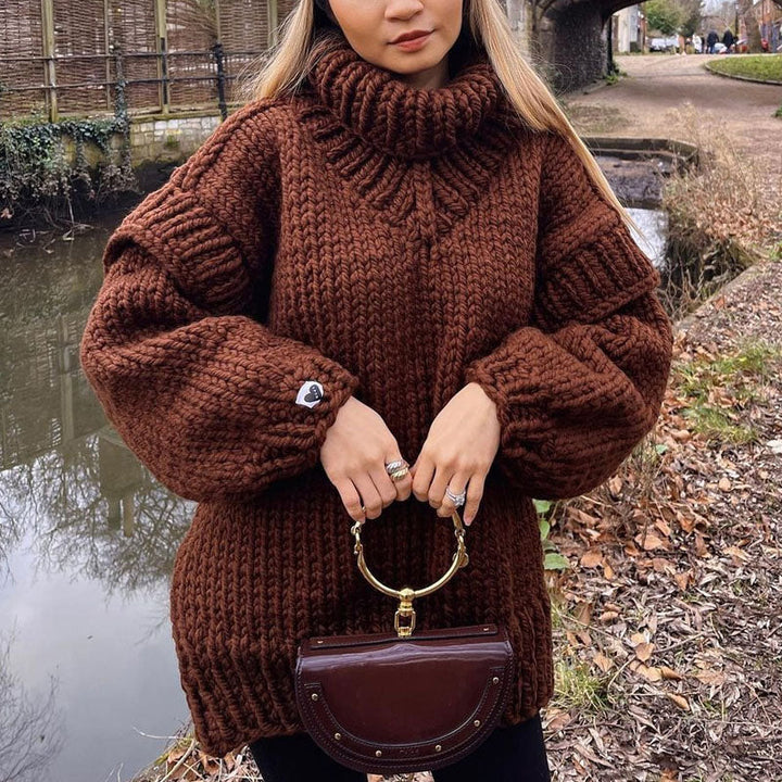 Sweater tejido a punto
