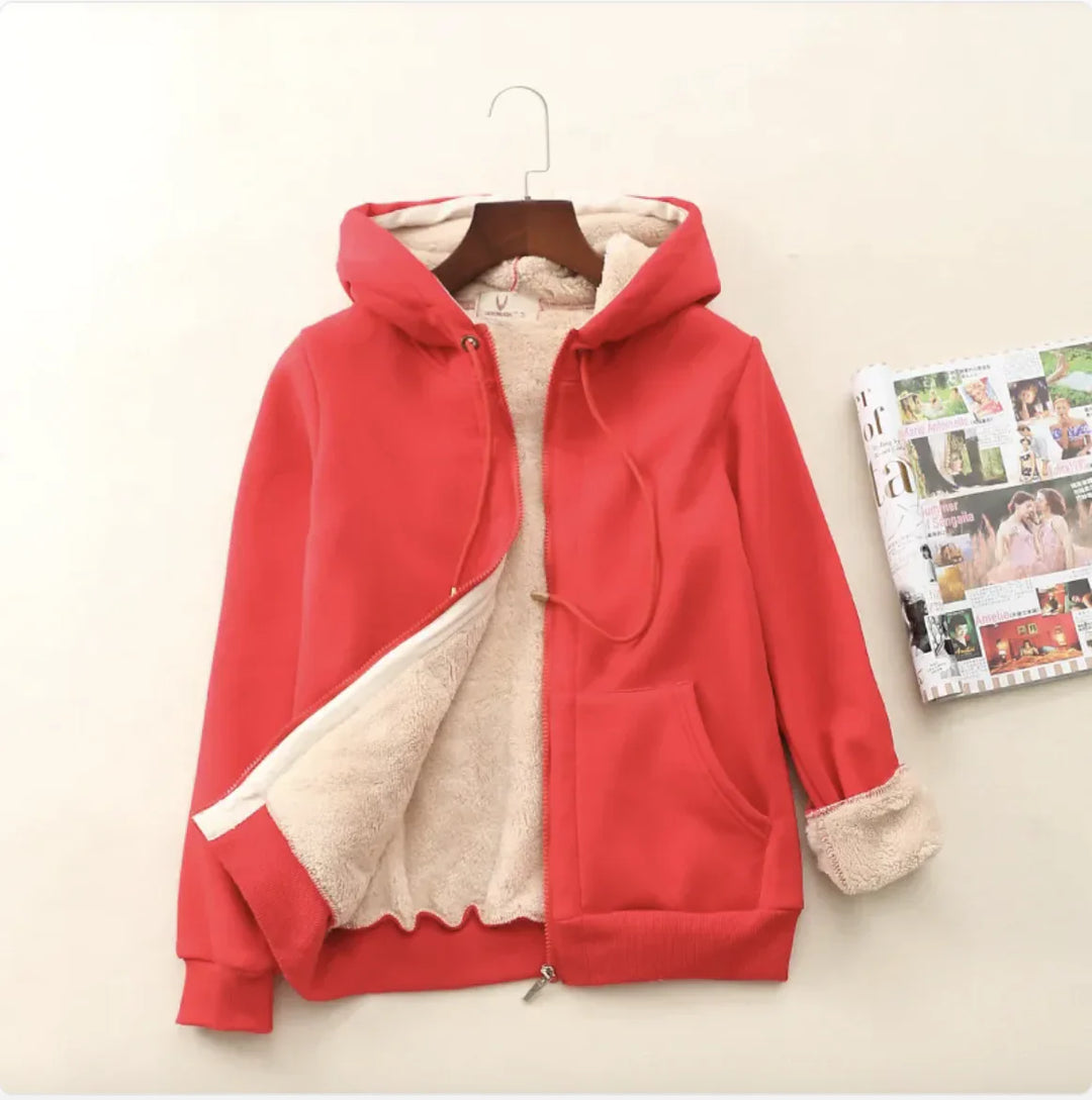 Vera | Chaqueta con Capucha y Forro Cálido