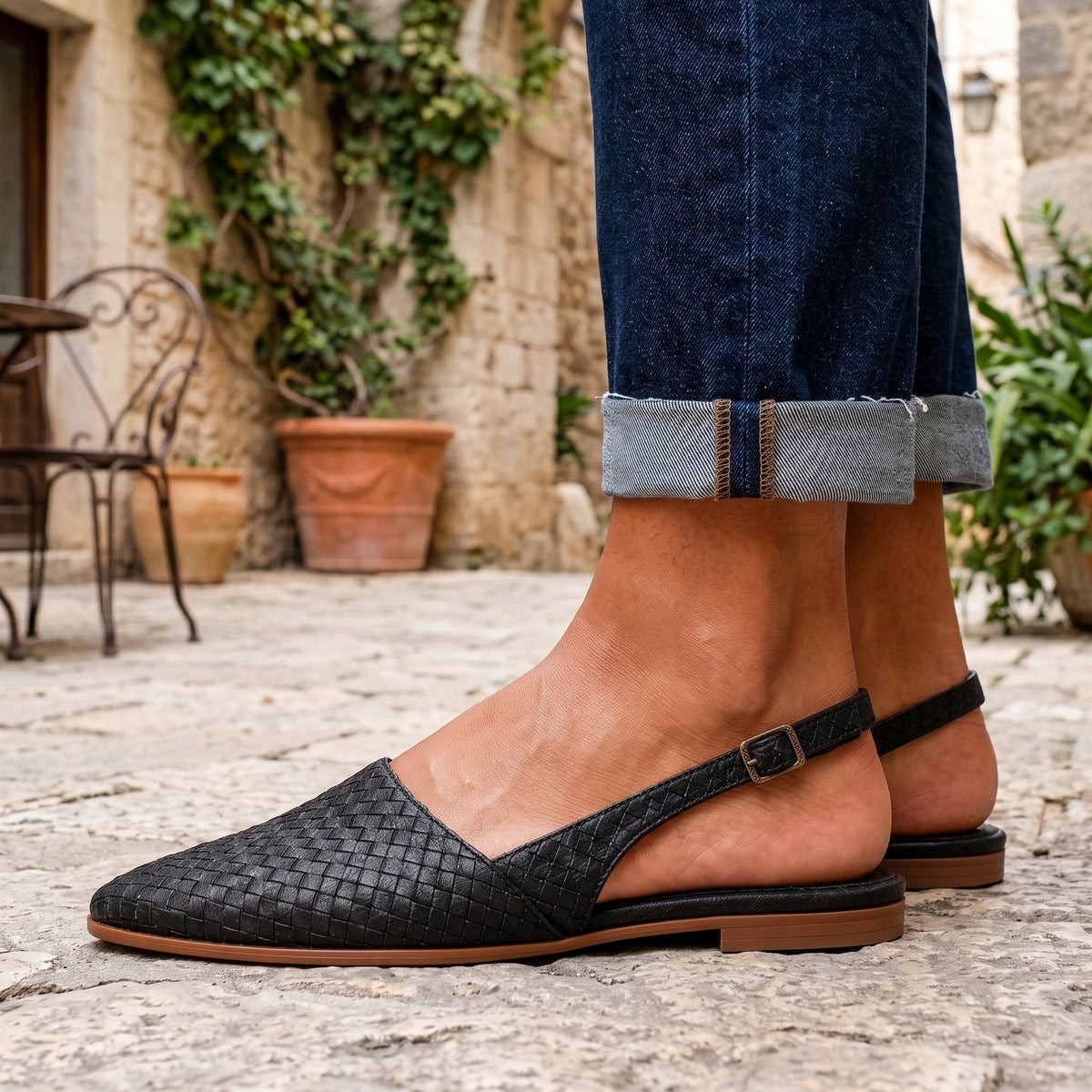 Teresa - Zapatos de Bailarina Trenzados