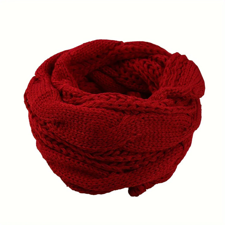Clara | Cuello Infinito de Punto Trenzado