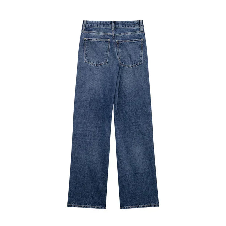 Zoé | Jeans Bicolor de Pierna Ancha