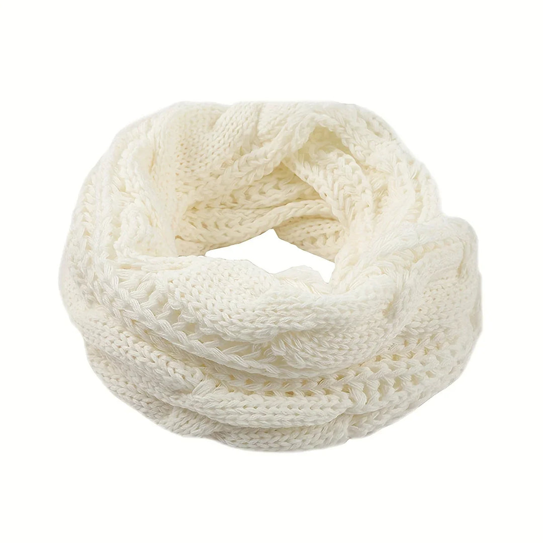 Clara | Cuello Infinito de Punto Trenzado