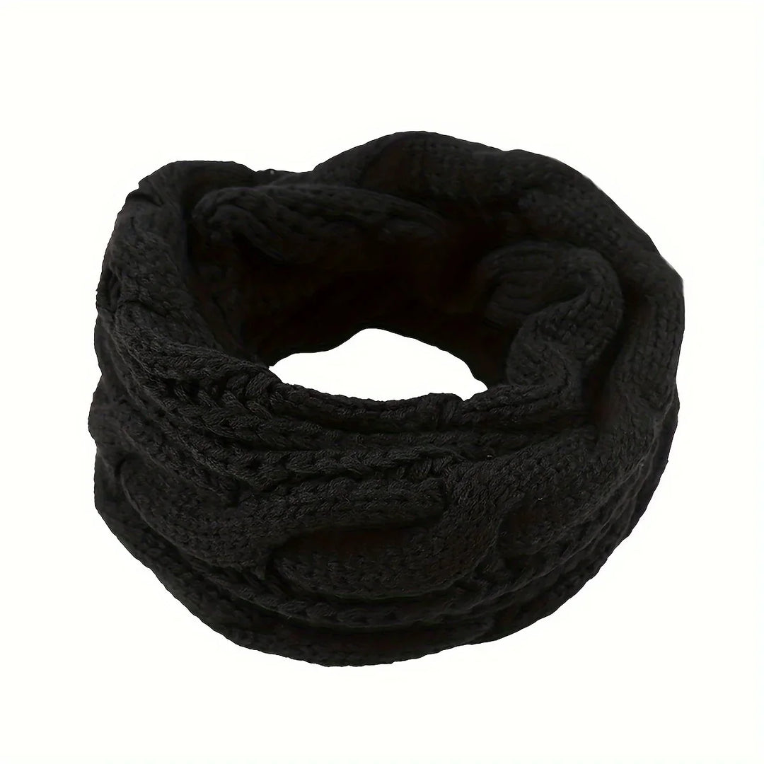 Clara | Cuello Infinito de Punto Trenzado