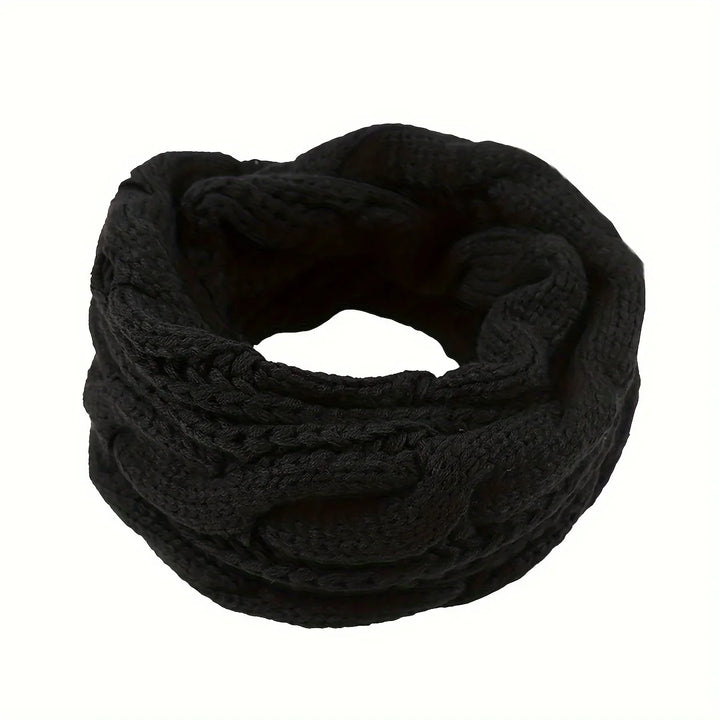 Clara | Cuello Infinito de Punto Trenzado