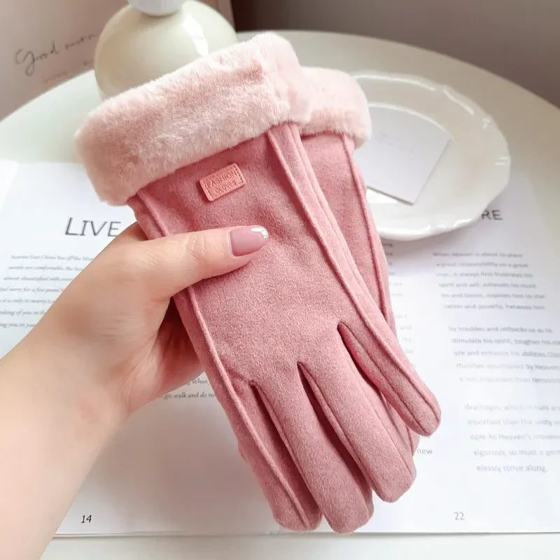 Bella | Guantes con Puño de Borreguito