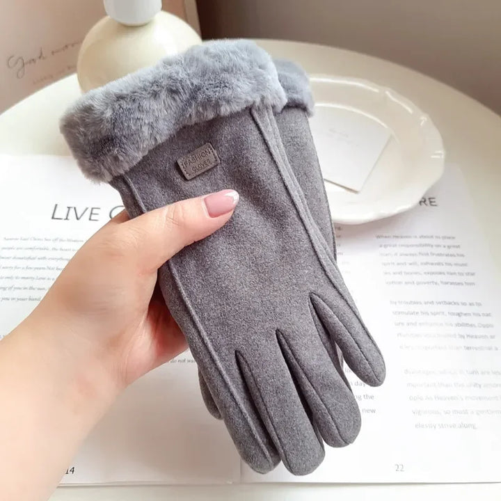 Bella | Guantes con Puño de Borreguito