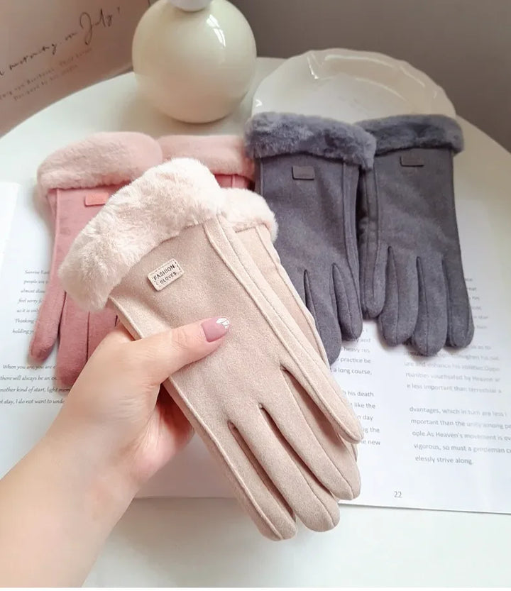 Bella | Guantes con Puño de Borreguito